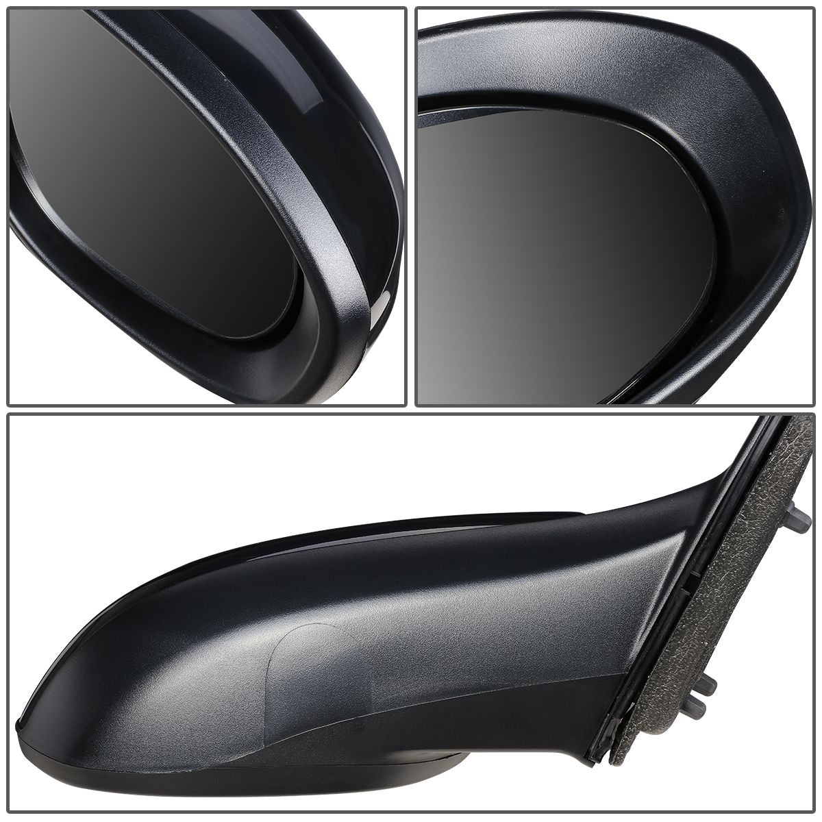 RETROVISOR MIRROR - OEM - 09-13 MAZDA 6 - POWERED - PAINTABLE - BLACK - RIGHT