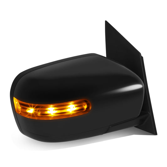 RETROVISOR MIRROR - OE STYLE - MAZDA CX-7 2007-2012 - WITH POWER WITH HEATED GLASS WITH SIGNAL - PASSENGER RIGHT SIDE - BLACK