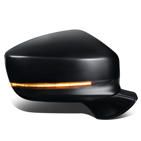 RETROVISOR MIRROR - OEM - 16-20 MAZDA CX-9 - POWERED - HEATED - W/ SIGNAL LIGHT - FOLDING - BLACK MATERIAL - RIGHT