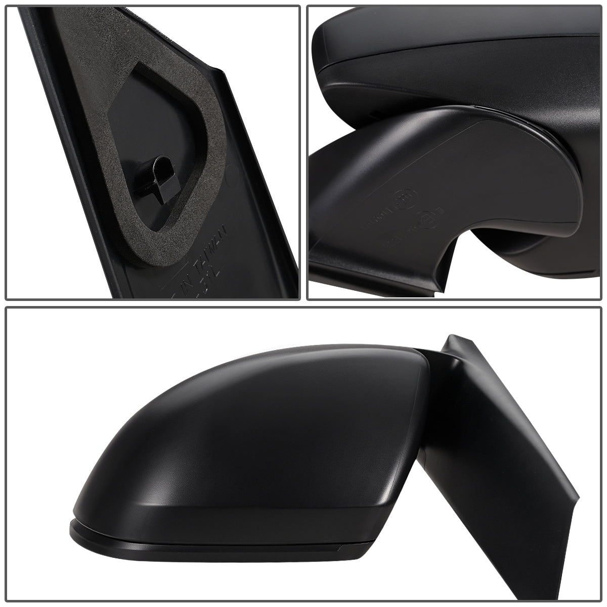 RETROVISOR MIRROR - OEM - 16-18 MERCEDES-BENZ METRIS - MANUAL FOLDING - TEXTURED BLACK