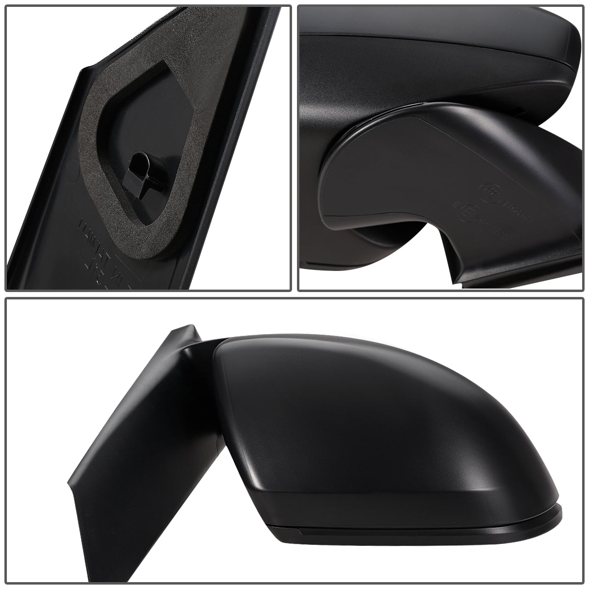 RETROVISOR MIRROR - OEM -16-18 MERCEDES-BENZ METRIS - MANUAL FOLDING - MANUAL ADJUST - TEXTURED BLACK