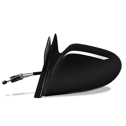 RETROVISOR MIRROR - OEM - 95-00 CHRYSLER SEBRING - MANUAL - PAINTABLE - BLACK - LEFT