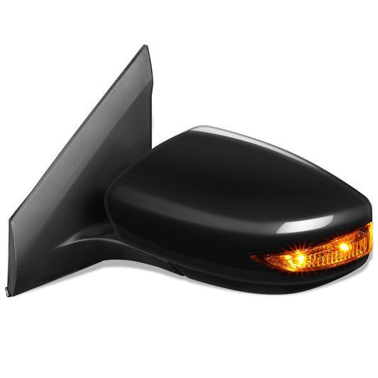 RETROVISOR MIRROR - OEM - 13-15 NISSAN SENTRA - POWERED - HEATED - TEXTURED - BLACK - LEFT