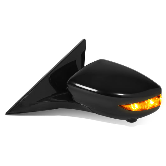 RETROVISOR MIRROR - OE STYLE - NISSAN MAXIMA 16-19 - WITH POWER WITH HEATED GLASS WITH SIGNAL WITH MEMORY WITH CAMERA - DRIVER SIDE - PAINT TO MATCH - BLACK