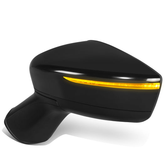 RETROVISOR MIRROR - OE STYLE - NISSAN VERSA 15-19 - WITH POWER WITH SIGNAL - DRIVER SIDE - PAINT TO MATCH - BLACK