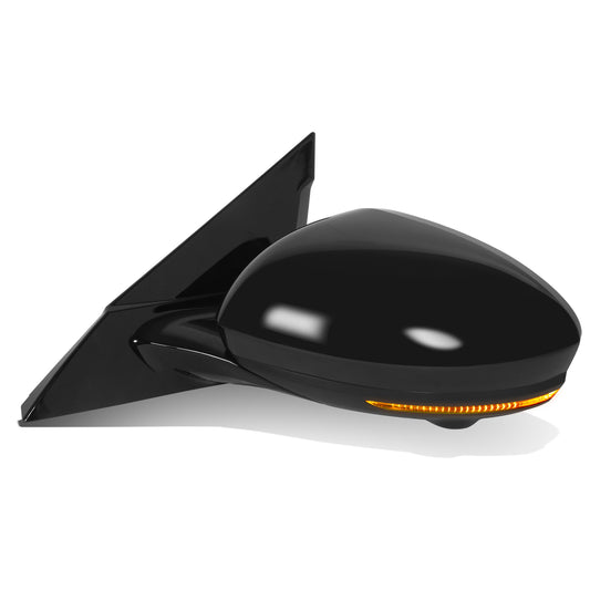 RETROVISOR MIRROR - OE STYLE - NISSAN ALTIMA 20-22 - WITH POWER WITH HEATED WITH SIGNAL WITH MEMORY WITH CAMERA - DRIVER SIDE - PAINT TO MATCH - BLACK