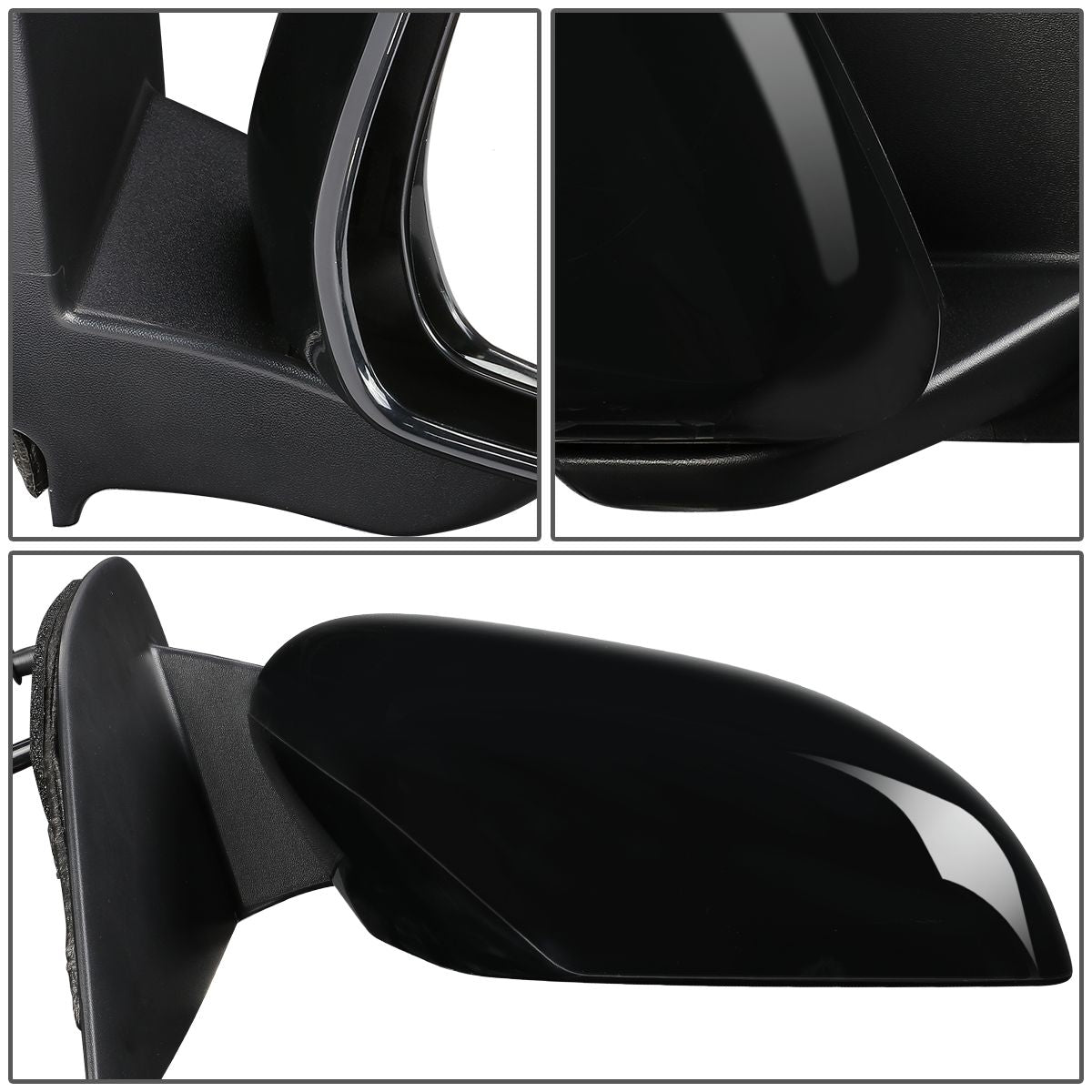 RETROVISOR MIRROR - OEM - 05-14 NISSAN PATHFINDER - POWERED - HEATED - TEXTURED - BLACK - RIGHT