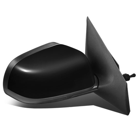 RETROVISOR MIRROR - OEM - 12-14 NISSAN VERSA 4-DR - MANUAL - W/ CABLE - FOLDING - BLACK MATERIAL - RIGHT