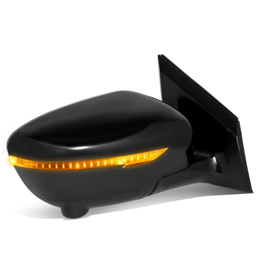 RETROVISOR MIRROR - OE STYLE - NISSAN MURANO 15-16 - WITH POWER WITH HEATED WITH CAMERA WITH SIGNAL - PASSENGER SIDE - PAINT TO MATCH - BLACK