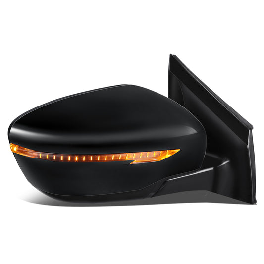 RETROVISOR MIRROR - OEM - 15-18 NISSAN MURANO - POWERED - W/ SIGNAL LIGHT - FOLDING - BLACK MATERIAL - RIGHT
