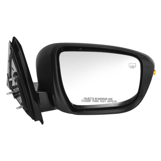RETROVISOR MIRROR - OE STYLE - NISSAN PATHFINDER 18-20 - WITH POWER WITH HEATED WITH SIGNAL - PASSENGER SIDE - PAINT TO MATCH - BLACK