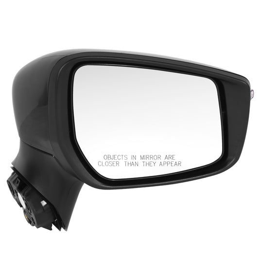 RETROVISOR MIRROR - OE STYLE - NISSAN VERSA 20-24 - WITH POWER WITH HEATED WITH SIGNAL - PASSENGER SIDE - PAINT TO MATCH - BLACK