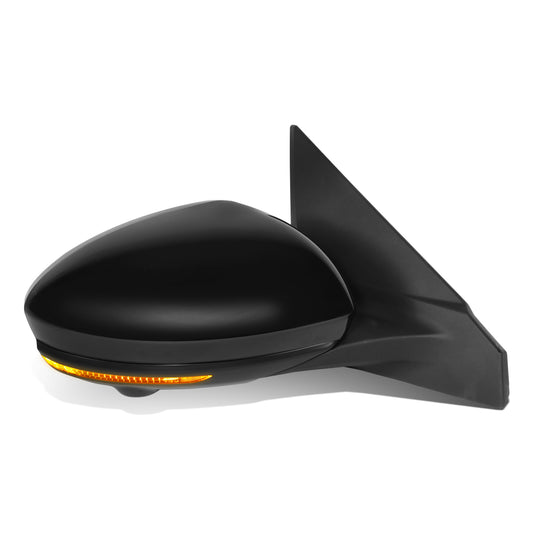 RETROVISOR MIRROR - OE STYLE - NISSAN SENTRA 20-21 - WITH POWER WITH HEATED WITH SIGNAL WITH CAMERA - PASSENGER SIDE - PAINT TO MATCH - BLACK