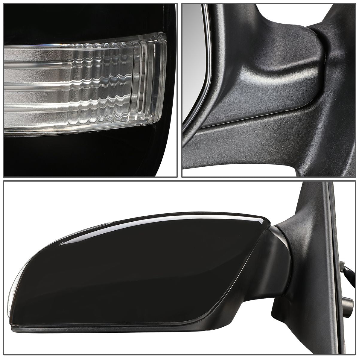 RETROVISOR MIRROR - OEM - 08-14 SCION XD - POWERED - PAINTABLE - BLACK - LEFT