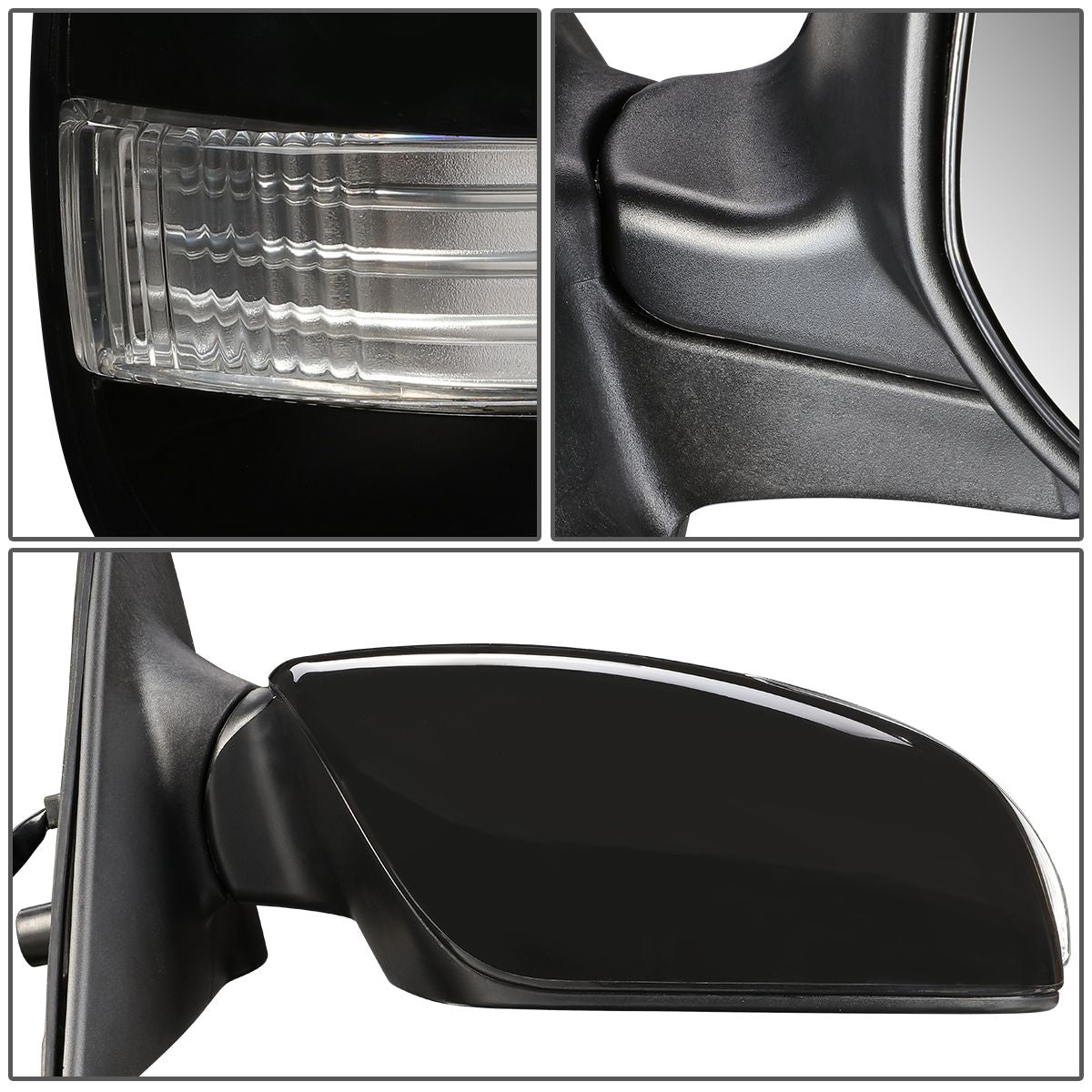 RETROVISOR MIRROR - OEM - 08-14 SCION XD - POWERED - PAINTABLE - BLACK - RIGHT