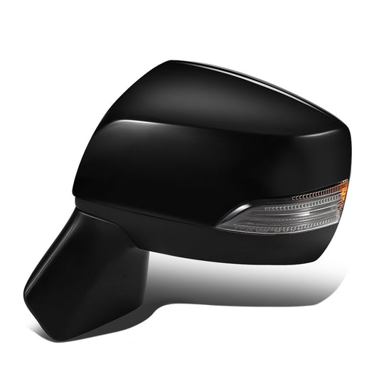 RETROVISOR MIRROR - OEM - 14-16 SUBARU FORESTER - POWERED - HEATED - W/ SIGNAL LIGHT - FOLDING - BLACK MATERIAL - LEFT