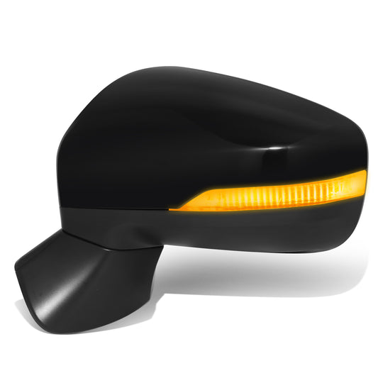 RETROVISOR MIRROR - OE STYLE - SUBARU IMPREZA 17-23 - WITH POWER WITH HEATED WITH SIGNAL - DRIVER SIDE - PAINT TO MATCH - BLACK