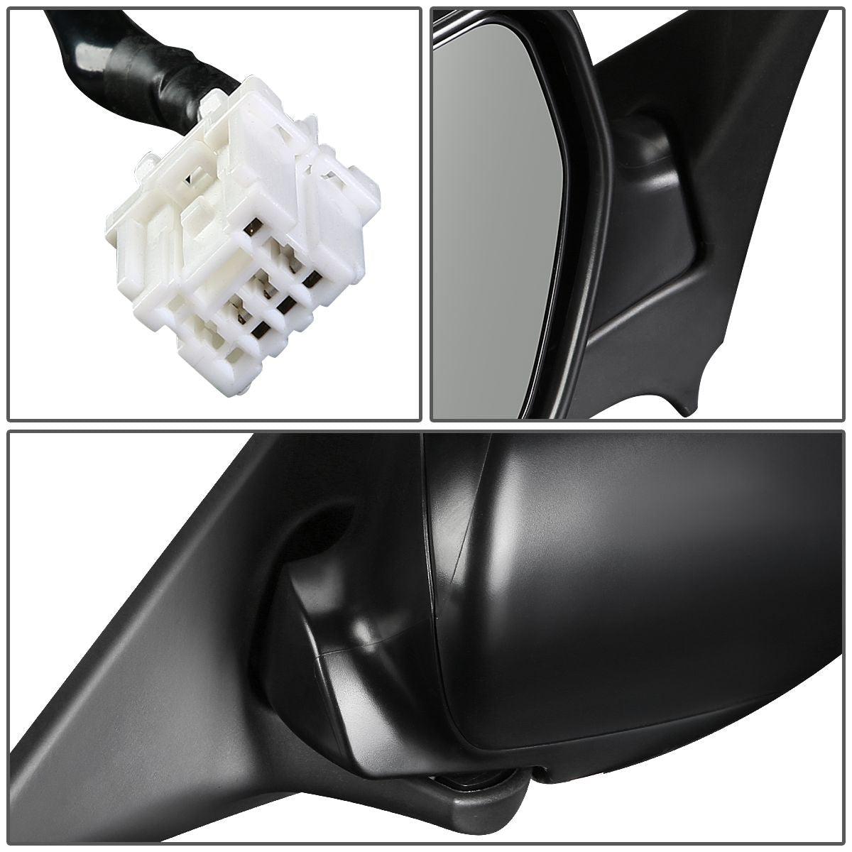 RETROVISOR MIRROR - OEM - 05-09 SUBARU LEGACY / 05-09 SUBARU OUTBACK - POWERED - TEXTURED - BLACK - RIGHT