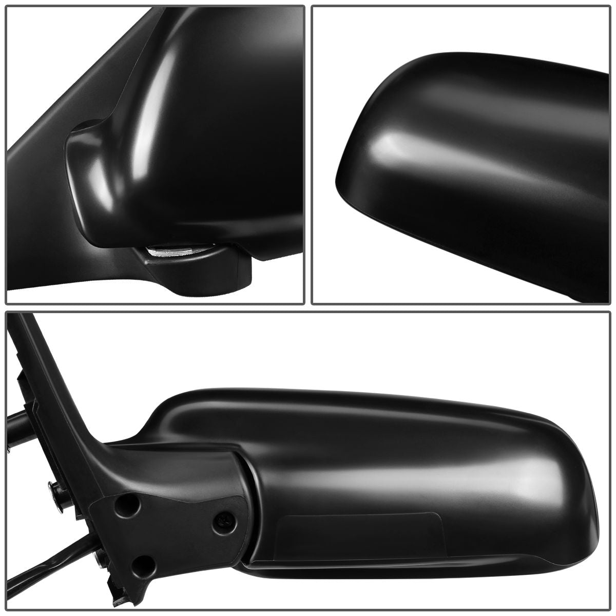 RETROVISOR MIRROR - OEM - 02-07 SUBARU IMPREZA / 02-07 SUBARU OUTBACK - POWERED - TEXTURED - BLACK - RIGHT