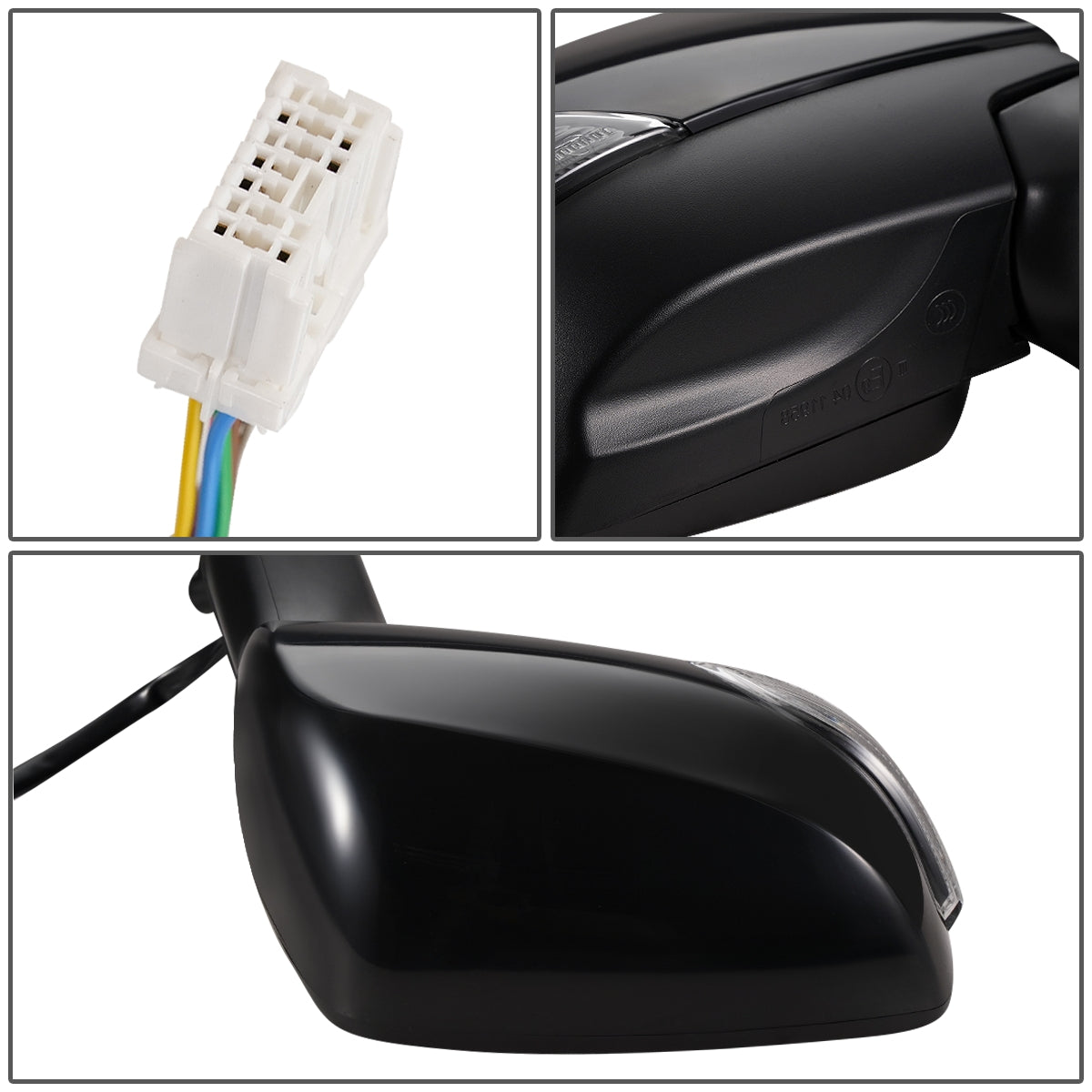 RETROVISOR MIRROR - OEM - 14-16 SUBARU FORESTER - POWERED - HEATED - W/ SIGNAL LIGHT - FOLDING - RIGHT