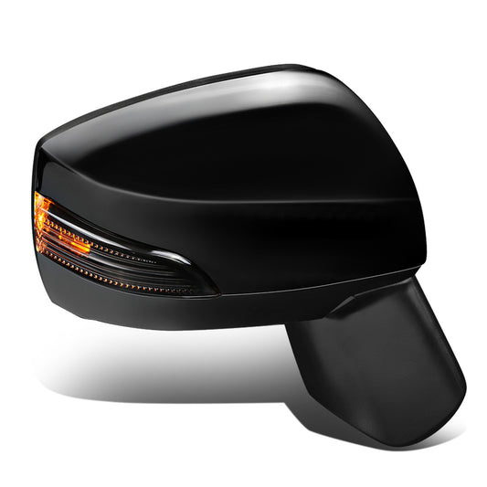 RETROVISOR MIRROR - OEM - 15-16 SUBARU IMPREZA - POWERED - HEATED - W/ SIGNAL LIGHT - FOLDING - BLACK MATERIAL - RIGHT