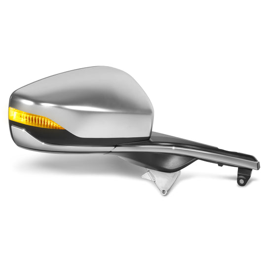 RETROVISOR MIRROR - OE STYLE - SUBARU LEGACY 2020-2024 - SUBARU OUTBACK 2020-2024 - WITH POWER FOLD WITH HEATED WITH SIGNAL WITH BLIND SPOT WITH MEMORY CHROME COVER - PASSENGER RIGHT SIDE - BLACK / CHROME