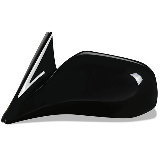 RETROVISOR MIRROR - OEM - 92-96 TOYOTA CAMRY - POWERED - PAINTABLE - BLACK - LEFT