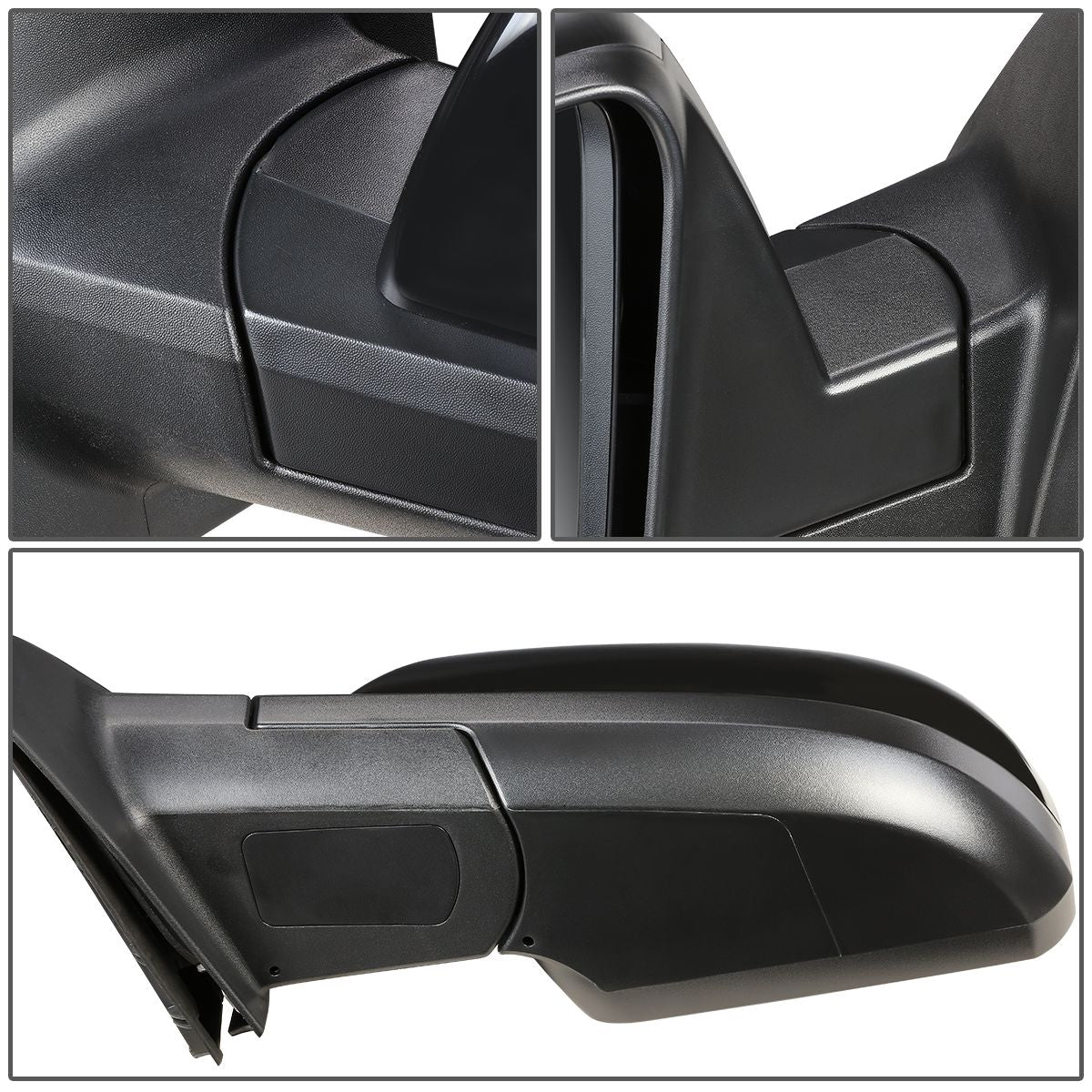 RETROVISOR MIRROR - OEM - 07-13 TOYOTA TUNDRA / 08-13 TOYOTA SEQUOIA - POWERED - HEATED - TEXTURED - BLACK - LEFT