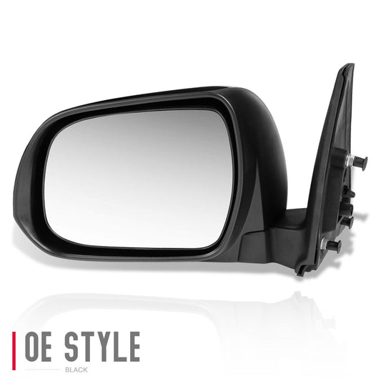 RETROVISOR MIRROR - OEM - 10-13 TOYOTA 4RUNNER - POWERED - HEATED - TEXTURED - BLACK - LEFT