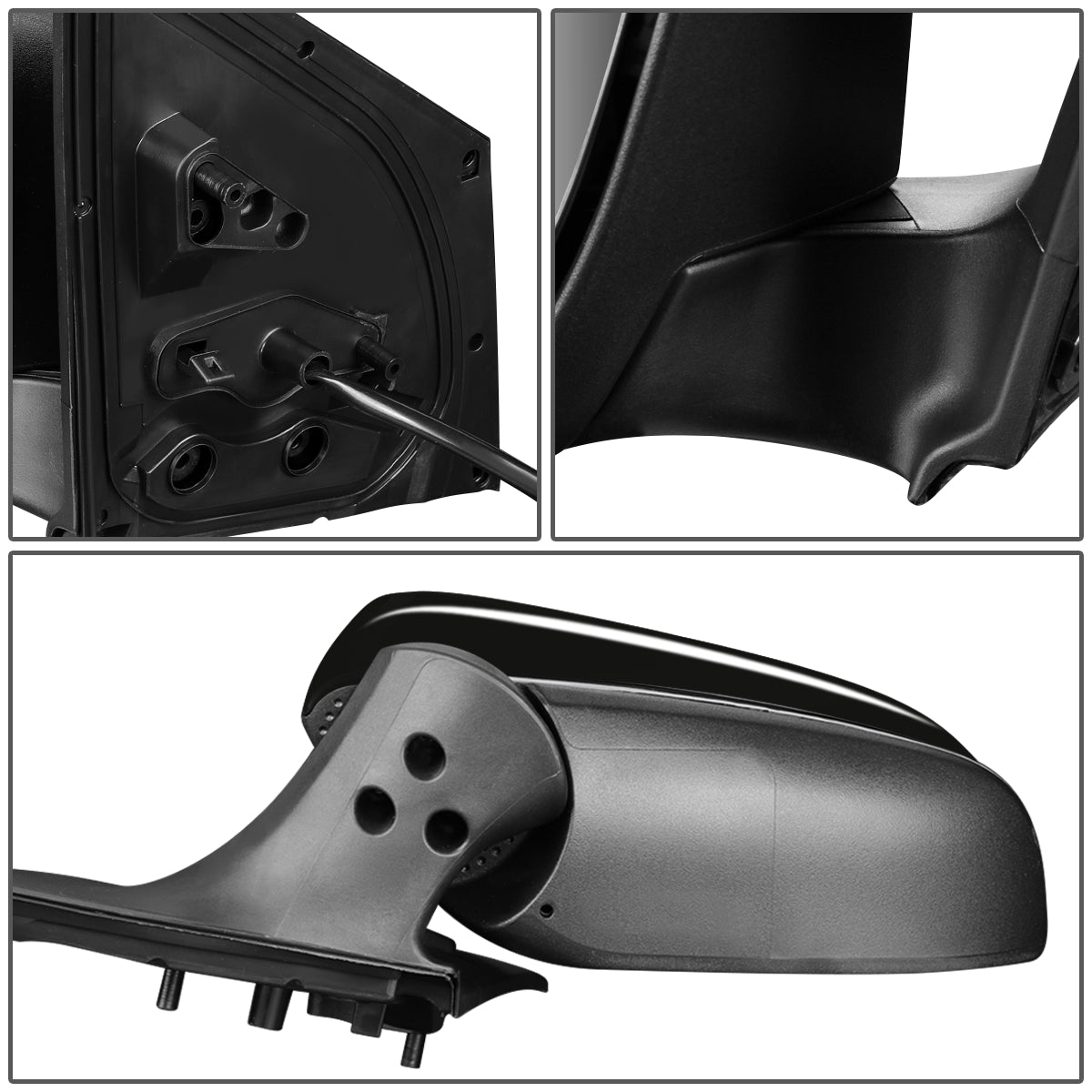 RETROVISOR MIRROR - OEM - 14-19 TOYOTA COROLLA SEDAN / 17-18 COROLLA IM / 2016 SCION IM - POWERED - HEATED - TEXTURED - BLACK - LEFT