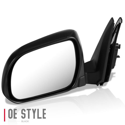 RETROVISOR MIRROR - OEM - 10-13 TOYOTA 4RUNNER - POWERED - HEATED - TEXTURED - BLACK - LEFT