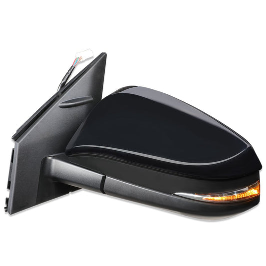 RETROVISOR MIRROR - OEM - 13-15 TOYOTA RAV4 - POWERED - HEATED - TEXTURED - BLACK - LEFT