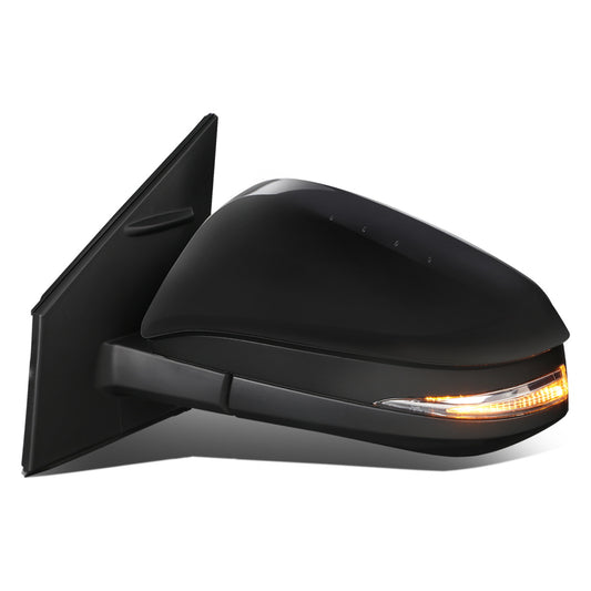 RETROVISOR MIRROR - OEM - 13-15 TOYOTA RAV4 - POWERED - HEATED - W/ SIGNAL LIGHT - W/ BSD - BLACK MATERIAL - LEFT