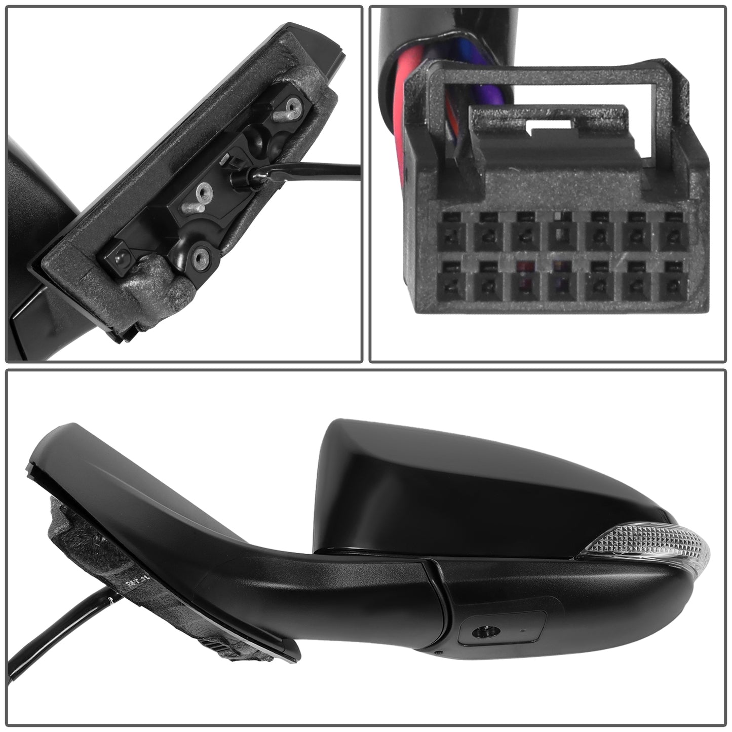 RETROVISOR MIRROR - TOYOTA C-HR 2018-2022 - WITH POWER - WITH HEATED - WITH SIGNAL - WITH BLIND SPOT - OE STYLE - DRIVER LEFT SIDE