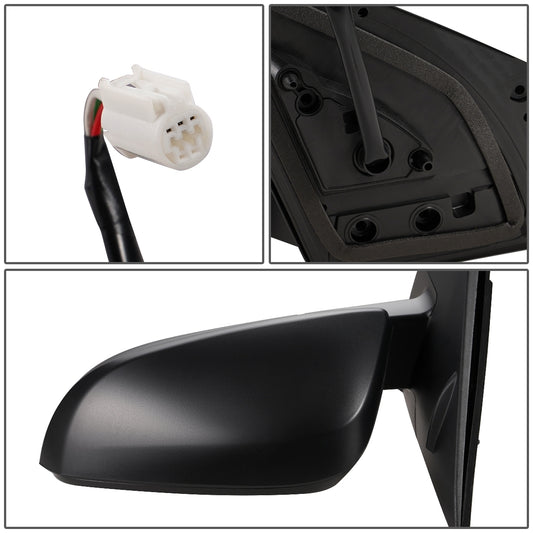 RETROVISOR MIRROR - OEM - 13-15 TOYOTA RAV4 - POWERED - FOLDING - TEXTURED - BLACK - LEFT