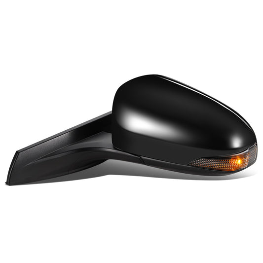 RETROVISOR MIRROR - OEM - 17-19 TOYOTA CH-R - POWERED - HEATED - W/ SIGNAL LIGHT - FOLDING - BLACK MATERIAL - LEFT