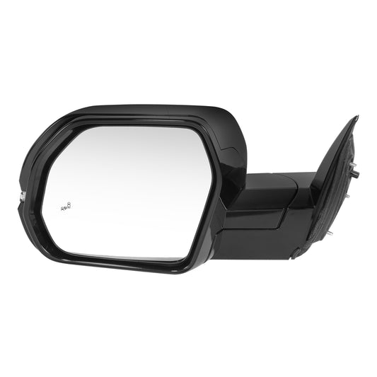 RETROVISOR MIRROR - OE STYLE - TOYOTA TUNDRA 22-24 - WITH POWER WITH HEATED WITH SIGNAL WITH BLIND SPOT - DRIVER SIDE - PAINT TO MATCH - BLACK
