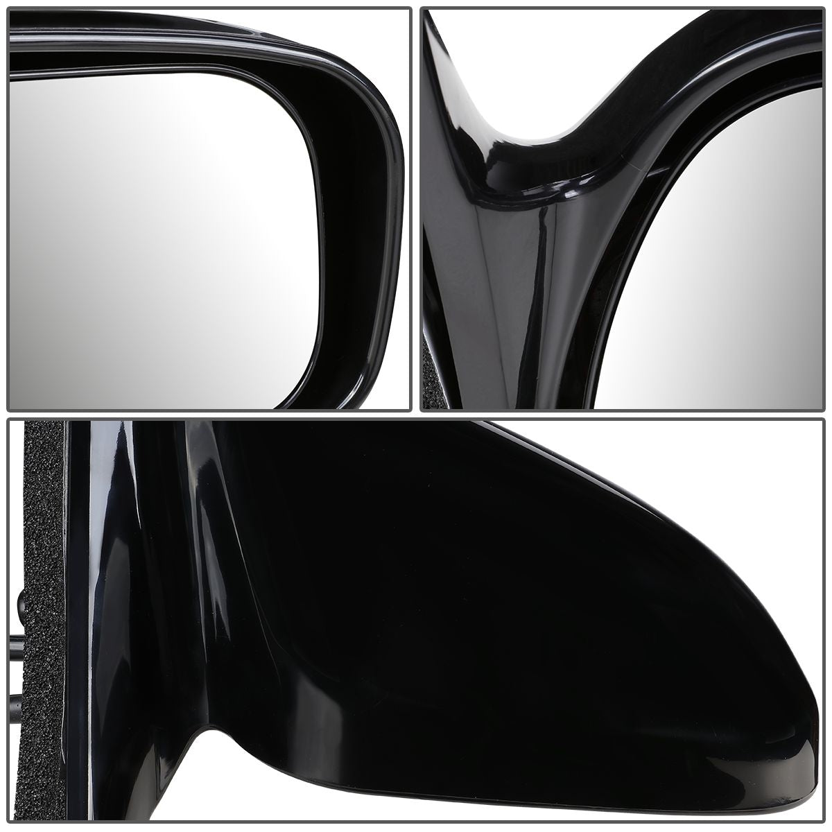 RETROVISOR MIRROR - OEM - 97-01 TOYOTA CAMRY - POWERED - PAINTABLE - BLACK - RIGHT