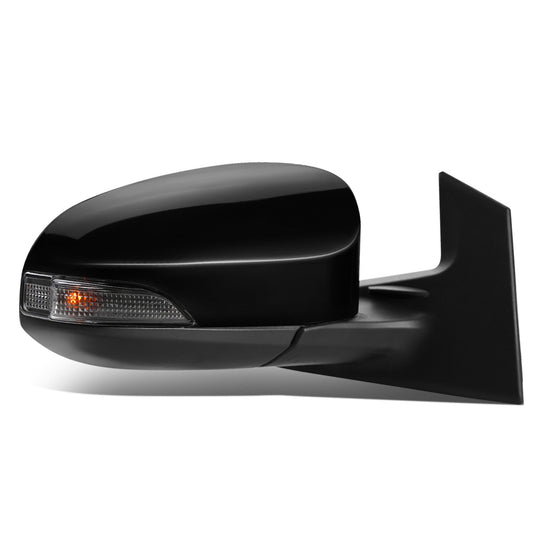 RETROVISOR MIRROR - OEM - 12-14 TOYOTA PRIUS-C - POWERED - HEATED - W/ SIGNAL LIGHT - FOLDING - RIGHT - BLACK MATERIAL