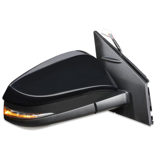 RETROVISOR MIRROR - OEM - 13-15 TOYOTA RAV4 - POWERED - HEATED - TEXTURED - RIGHT - BLACK