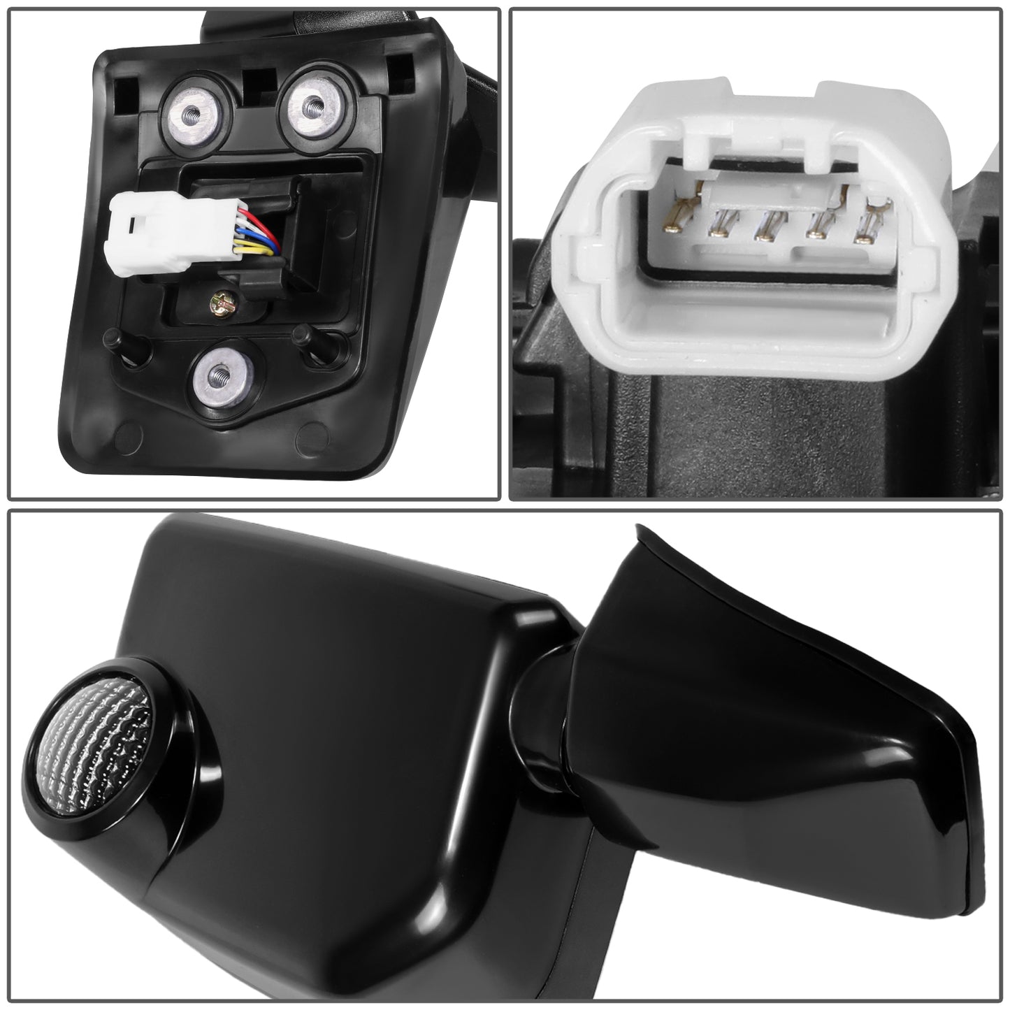 RETROVISOR MIRROR - OE STYLE - TOYOTA FJ CRUISER 10-14 - WITH POWER - PASSENGER SIDE - PAINT TO MATCH - BLACK