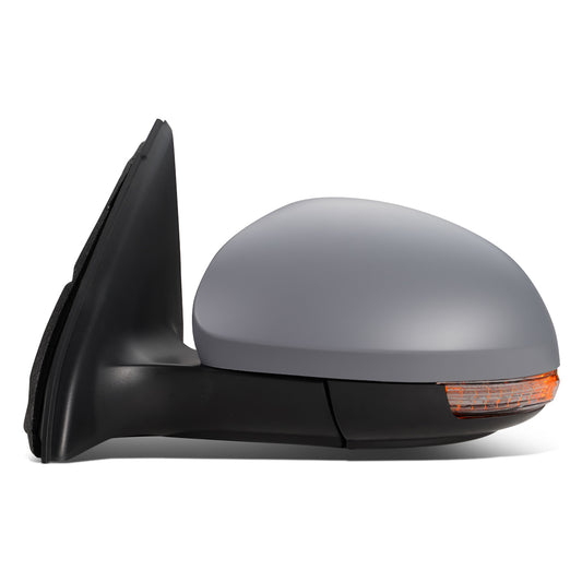 RETROVISOR MIRROR - OEM - 09-11 VOLKSWAGEN TIGUAN - POWERED - HEATED - W/ SIGNAL LIGHT - W/ MEMORY - W/ PUDDLE LIGHT - FOLDING - W/ AUTO BACK HOLD - LEFT - GRAY