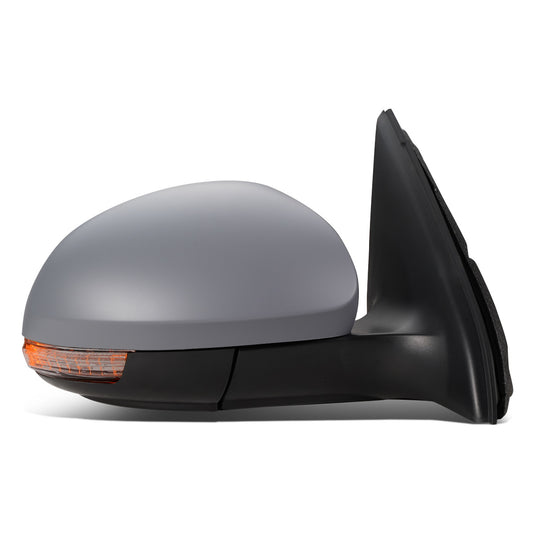 RETROVISOR MIRROR - OEM - 09-11 VOLKSWAGEN TIGUAN - POWERED - HEATED - W/ SIGNAL LIGHT - W/ MEMORY - W/ PUDDLE LIGHT - FOLDING - W/ AUTO BACK HOLD - RIGHT - GRAY