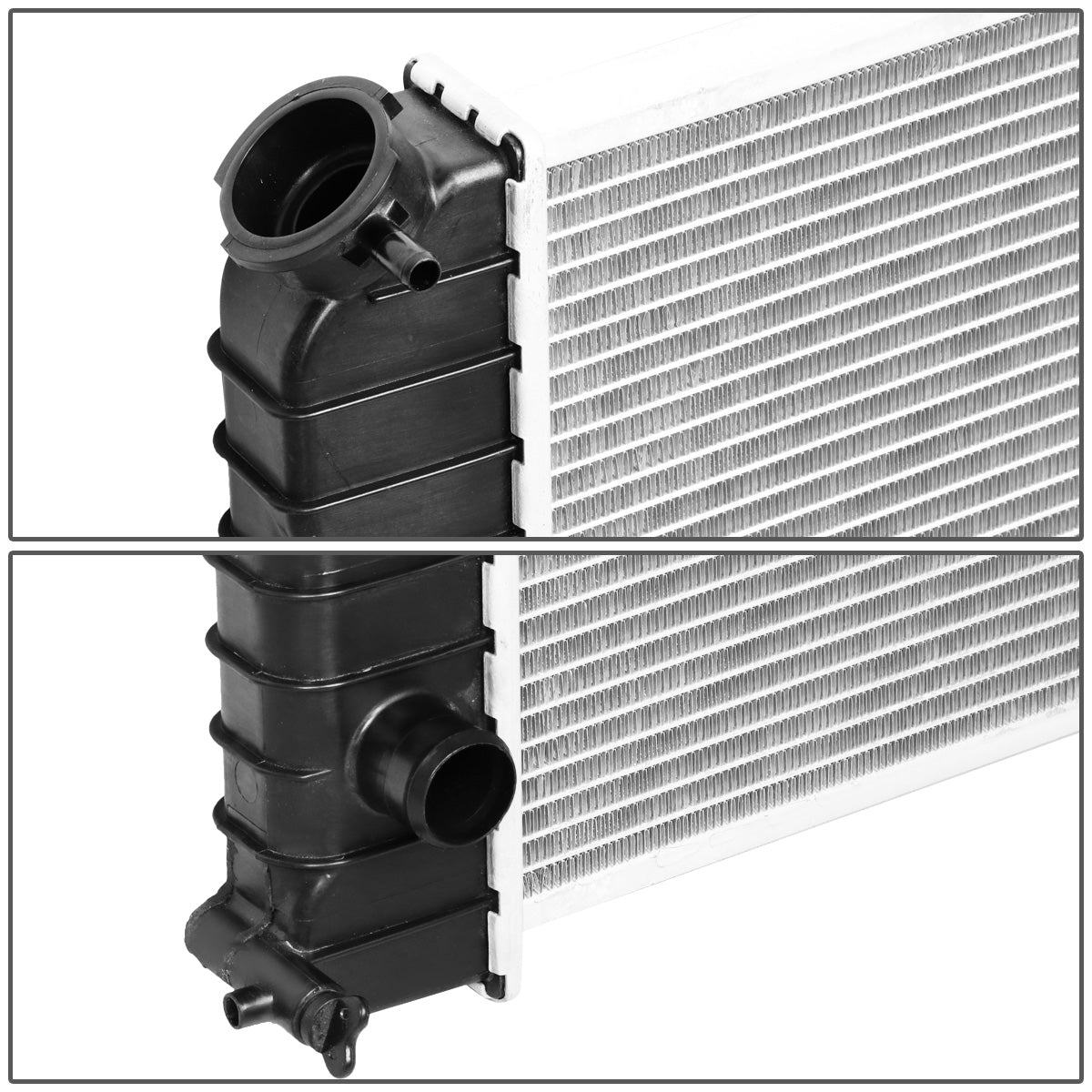RADIADOR RADIATOR - OEM - 94-95 CHEVROLET LLV / 83-89 CHEVROLET S10 BLAZER / 82-93 CHEVROLET S10 PICKUP / 83-89 GMC S15 JIMMY / 82-90 GMC S15 PICKUP / 91-93 GMC SONOMA - 2.8L WITHOUT ENGINE OIL COOLER - FITS AUTOMATIC TRANSMISSION MODELS - DPI-744