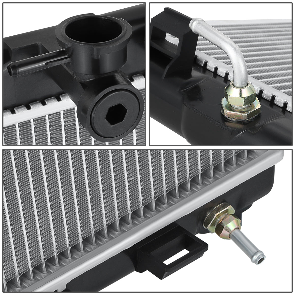 RADIADOR RADIATOR - OEM - 07-11 NISSAN VERSA - FITS 1.8L MODELS WITH CVT AUTOMATIC TRANSMISSION - DPI - 13002
