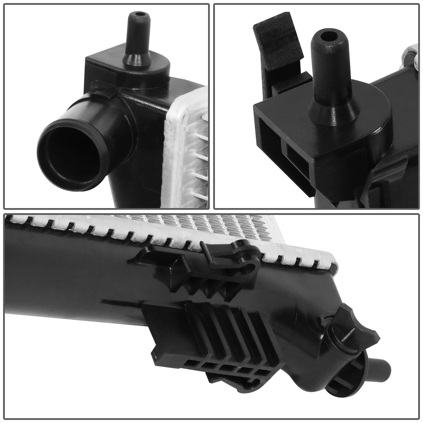 RADIADOR RADIATOR - OEM - 12-17 HYUNDAI ACCENT, VELOSTER, KIA RIO - FITS 1.6L NON TURBO ENGINES
