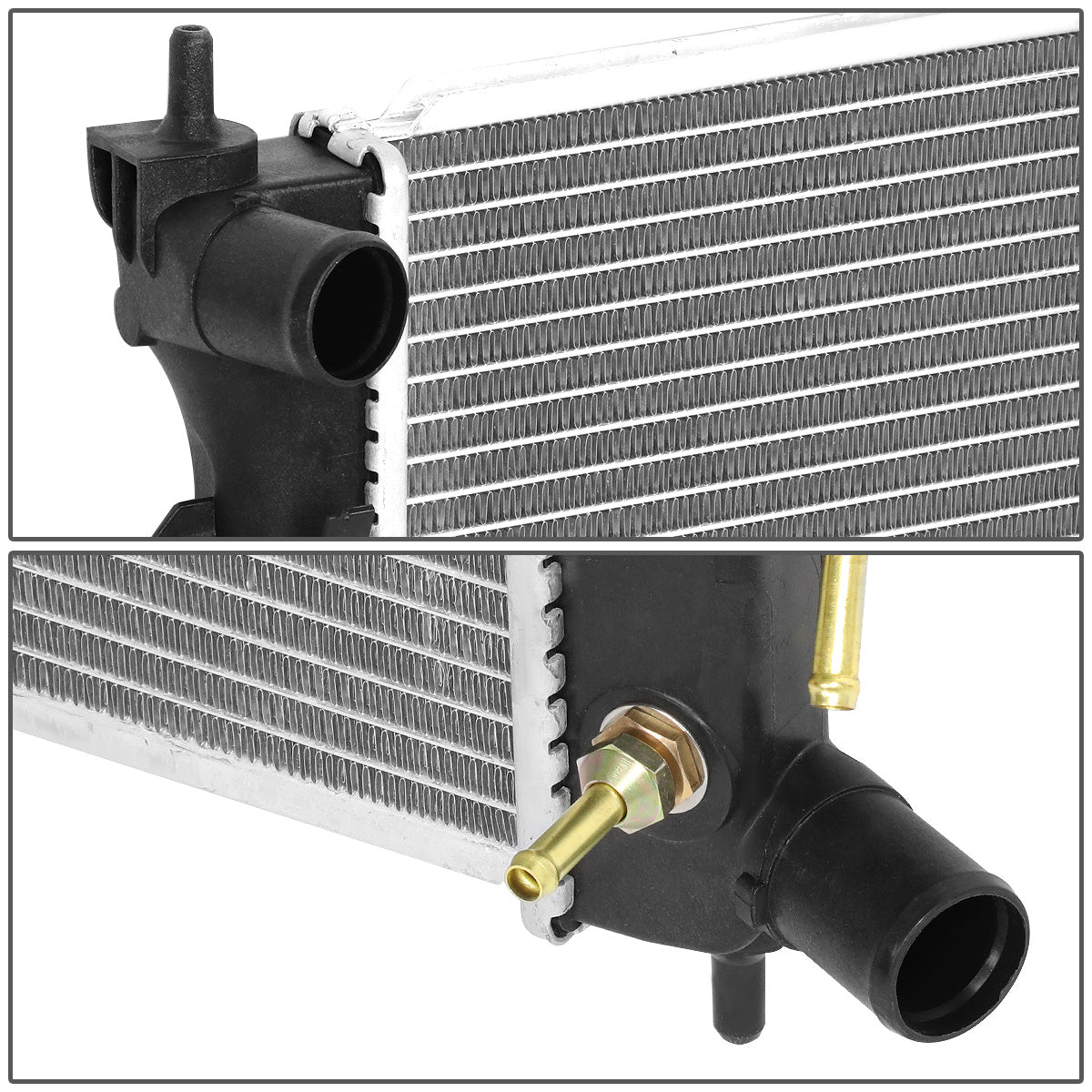 RADIADOR RADIATOR - OEM - 12-14 DODGE ATTITUDE / 12-17 HYUNDAI ACCENT / 12-17 KIA RIO - FITS 1.6 MODELS - FITS AUTOMATIC OR MANUAL TRANSMISSION MODELS - DPI-13253