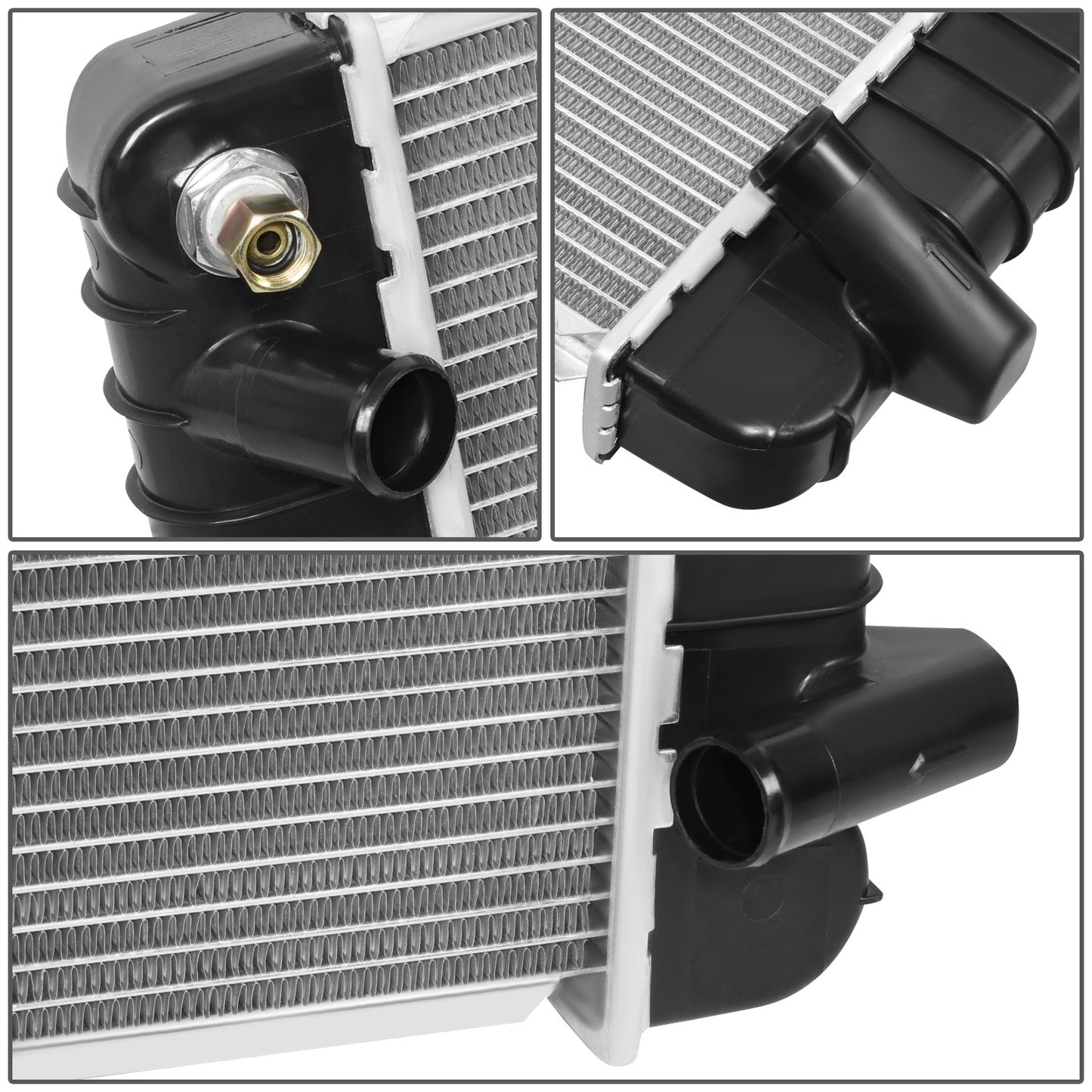 RADIADOR RADIATOR - OEM - 92-93 BUICK SKYLARK / 92-93 OLDSMOBILE ACHIEVA / 92-93 PONTIAC GRAND AM - FITS 3.3L V6 MODELS WITH 1" THICK RADIATOR CORES - DPI-1343