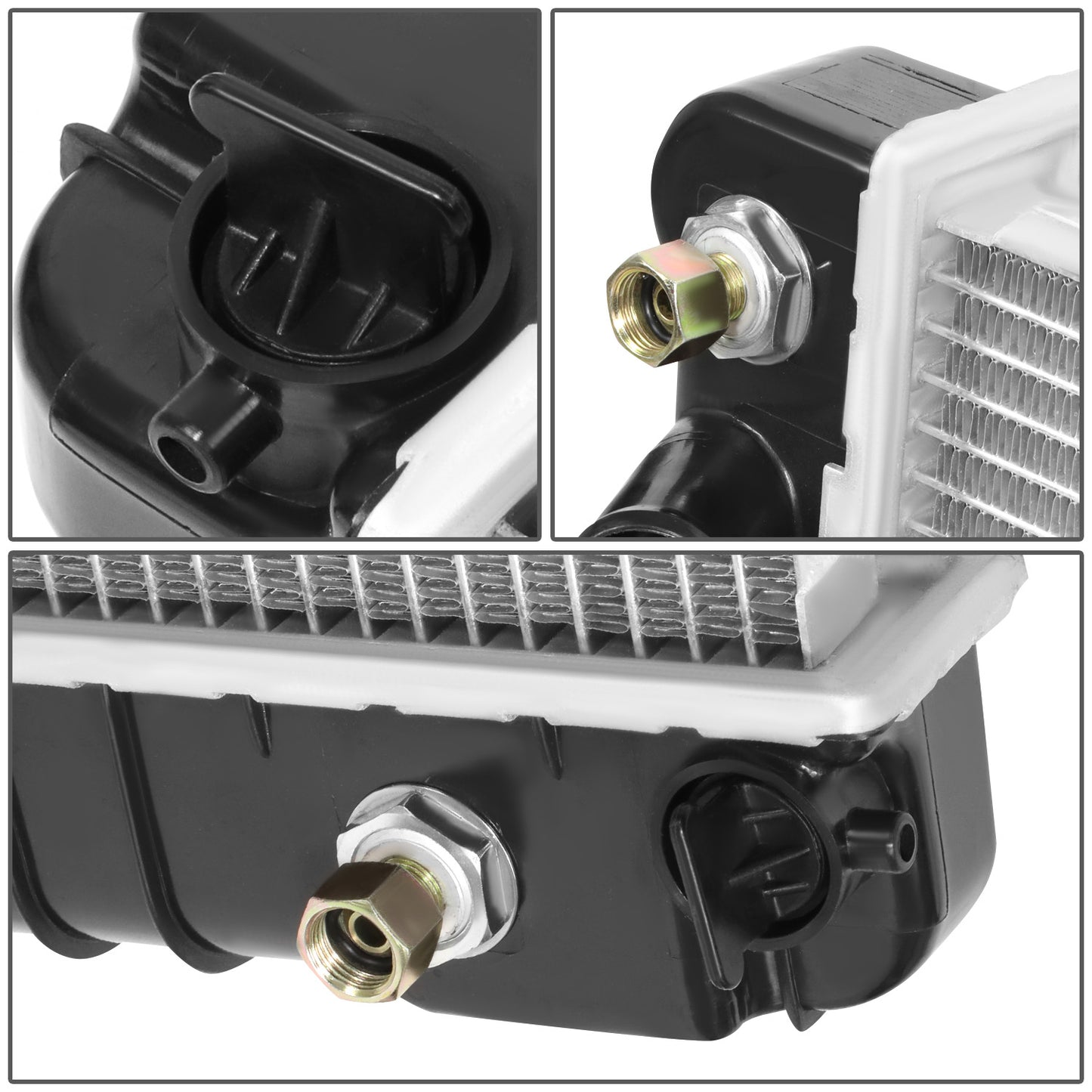 RADIADOR RADIATOR - OEM - 92-93 BUICK SKYLARK / 92-93 OLDSMOBILE ACHIEVA / 92-93 PONTIAC GRAND AM - FITS 3.3L V6 MODELS WITH 1" THICK RADIATOR CORES - DPI-1343