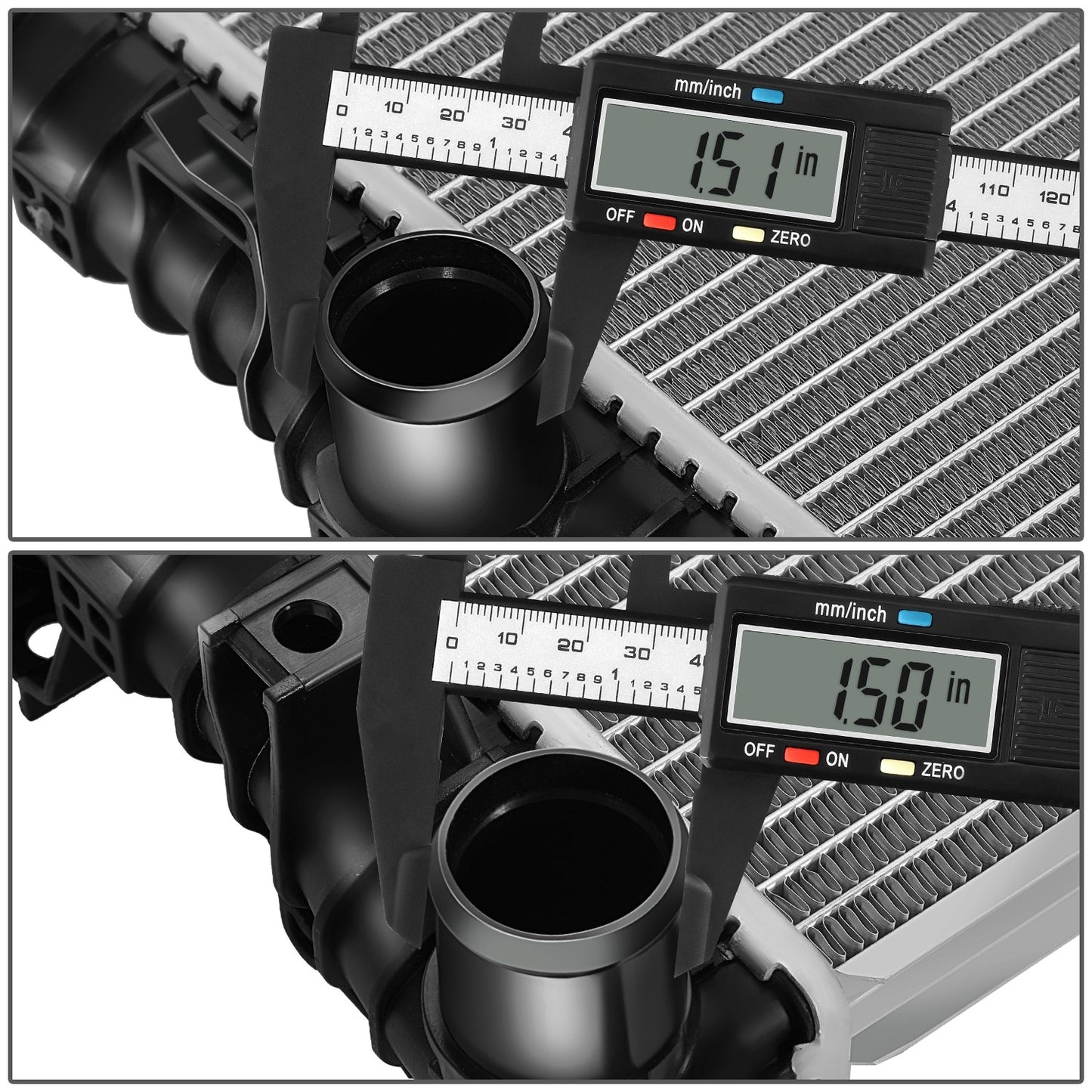 RADIADOR RADIATOR - OEM - FORD MUSTANG 2015-2023 - 5.0 LITER - W/PERFORMANCE PKG - W/O SUPERCHARGER - DPI-13486